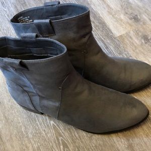 Grey booties. Gently used only a few times!